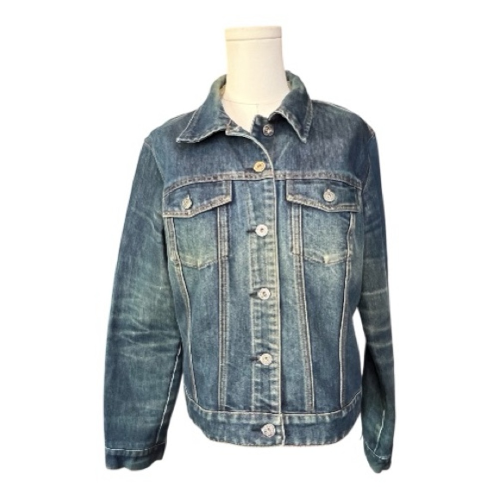 EUC GAP Blue Denim Trucker Jacket – Size XL - Picture 1 of 9